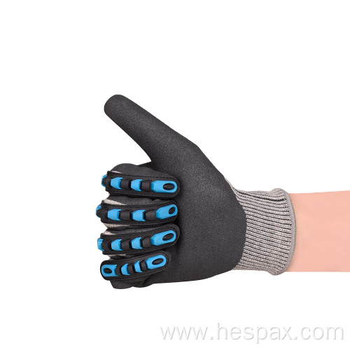 Hespax Anti-impact Gloves Anti Cut Level 5 TPR